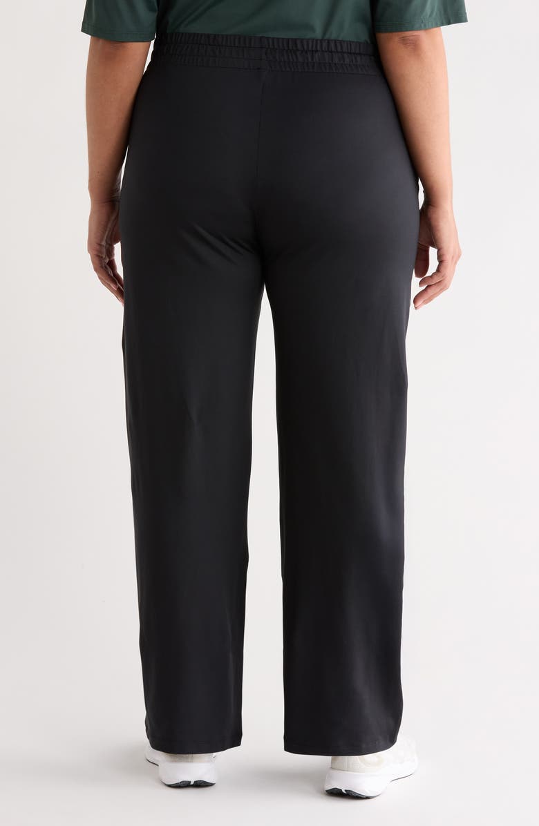 Zella Move In Straight Leg Sweatpants, Alternate, color, Black