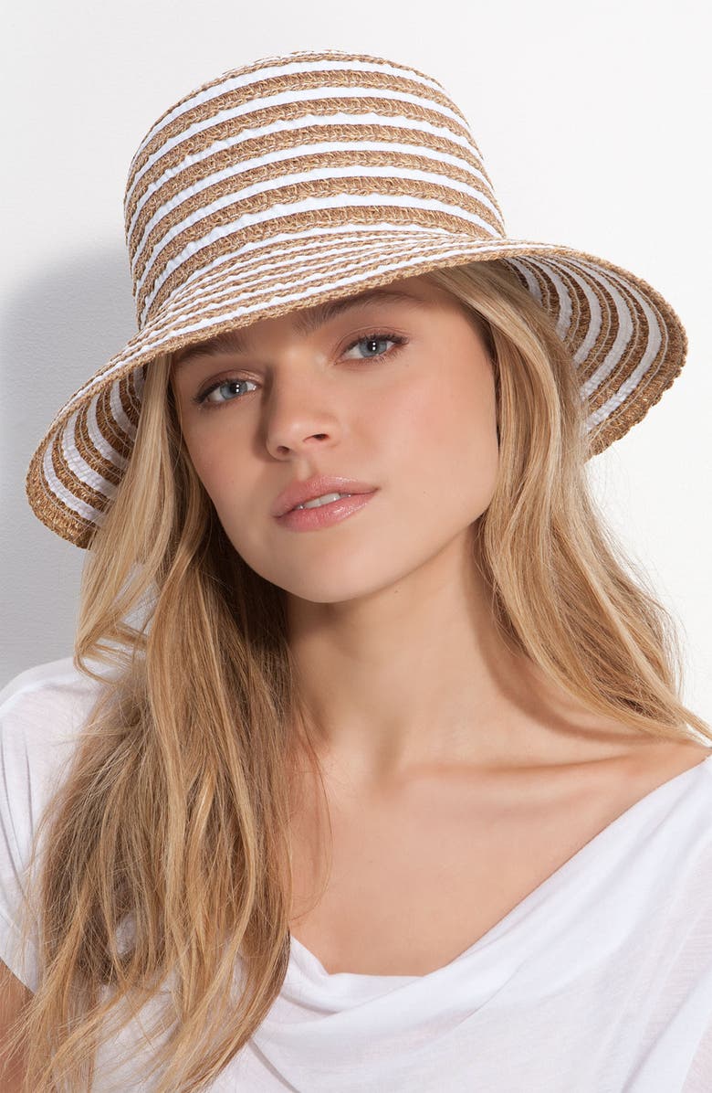 Eric Javits 'Braid Dame' Hat, Main, color, 