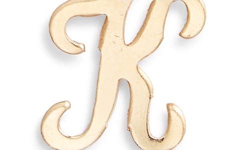 Set & Stones Gianna Initial Pendant Necklace In Gold/k