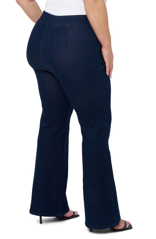 Seven7 Revenge Flare Leg Jeans In Portobello