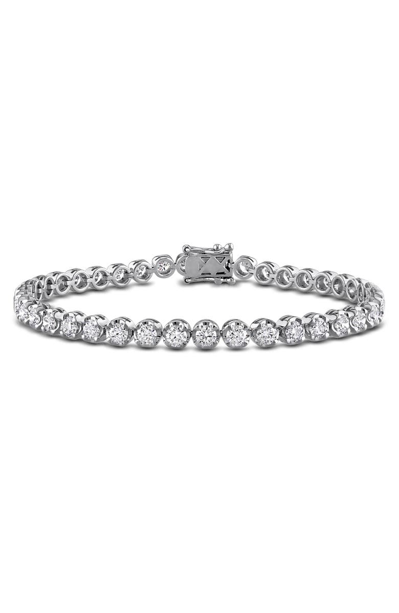 Julianna B. 4 1/5ct. t.w. Lab-Grown Diamond Tennis Bracelet 14k, Main, color, White Gold