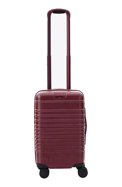 Beis Béis The 22-inch Expandable Carry-on Roller In Burgundy