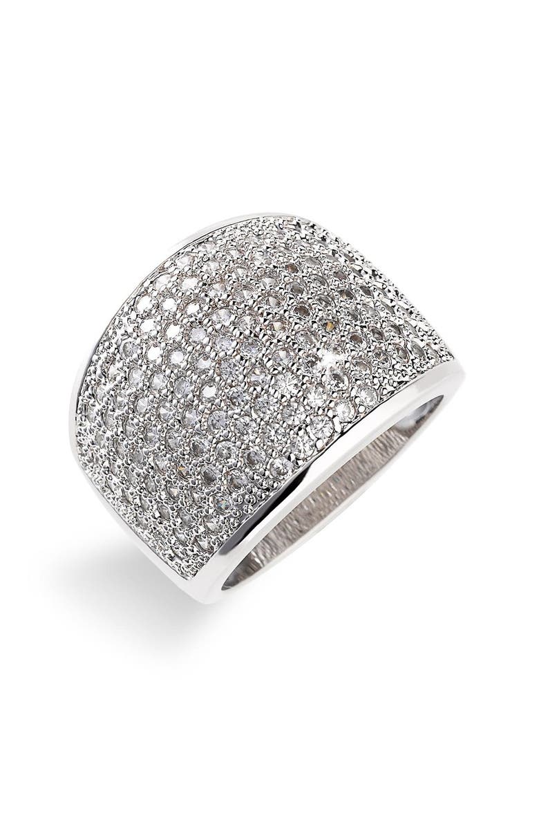 Ariella Collection Pavé Ring, Alternate, color,