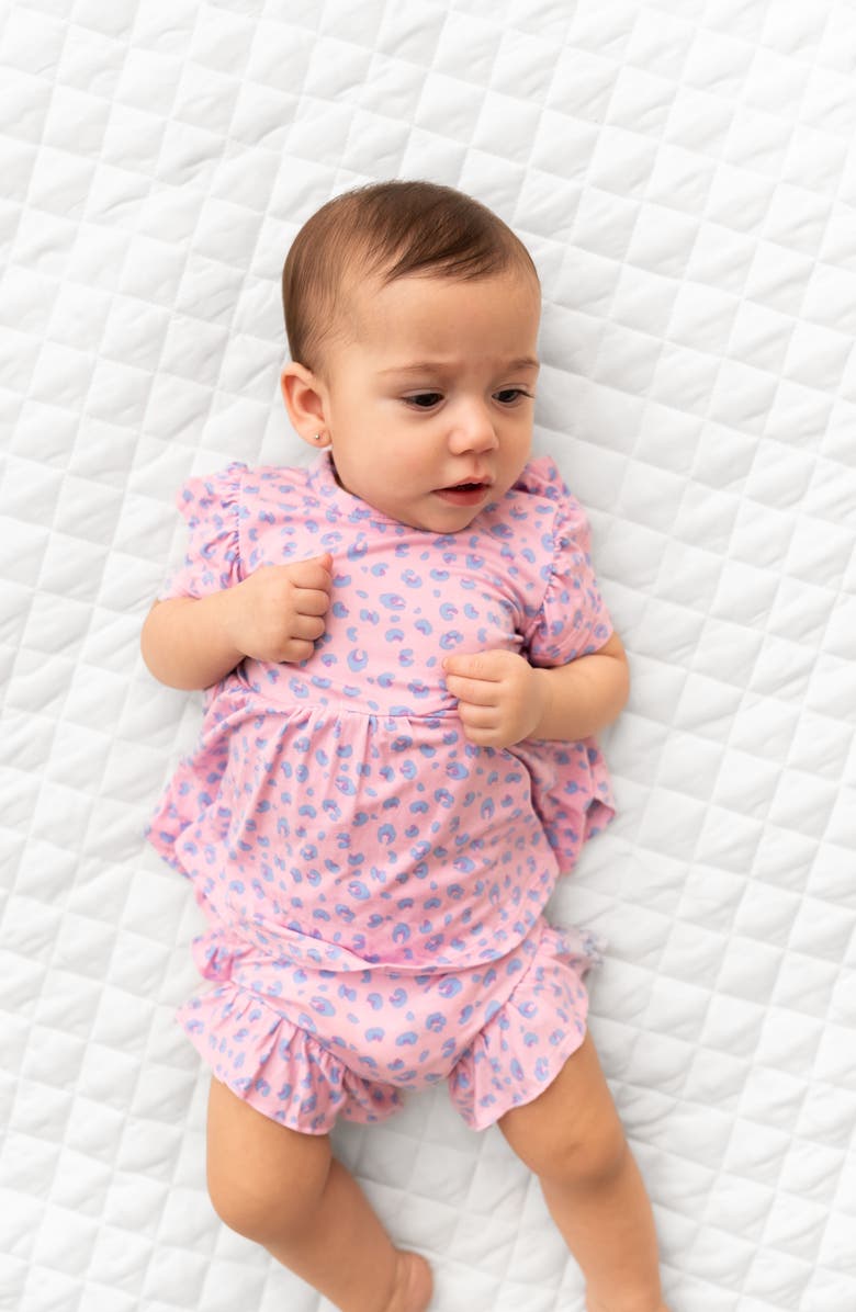 Laree + Co Lillian Ruffle Bummies, Alternate, color, Leopard