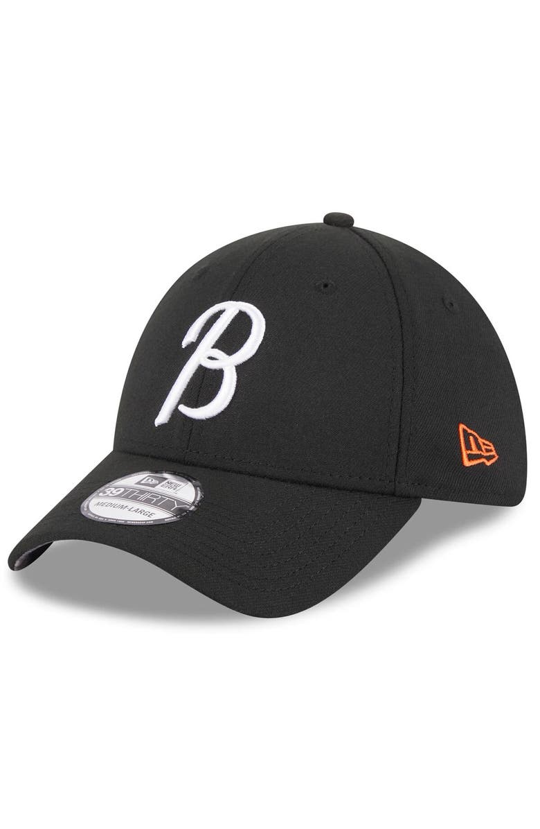 New Era Men's New Era Black Baltimore Orioles 2023 City Connect 39THIRTY Flex Fit Hat, Alternate, color, Black