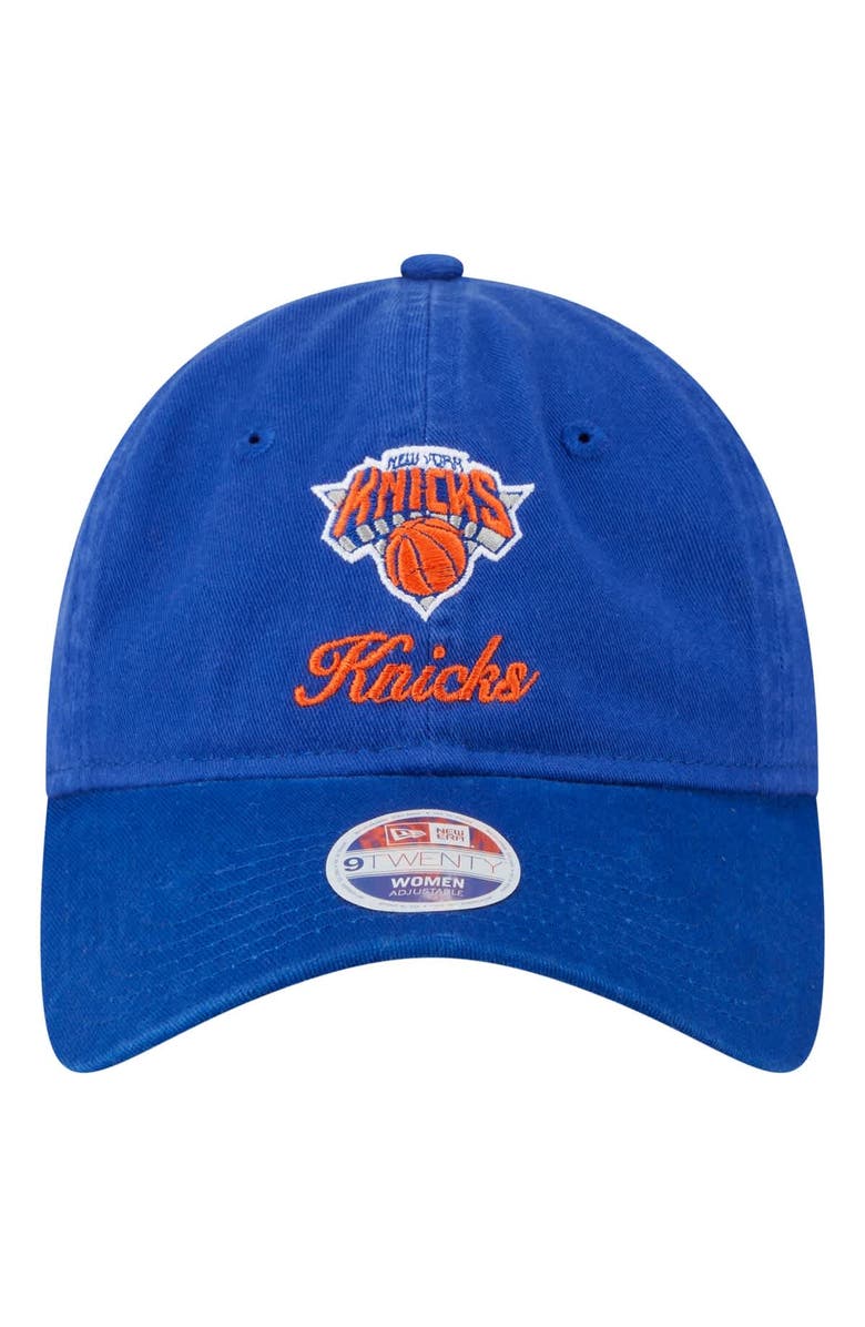 New Era Women's New Era  Blue New York Knicks Gameday Preppy 9TWENTY Adjustable Hat, Alternate, color, 