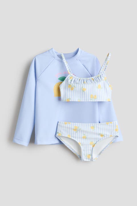 Bikini And Swim Top Set