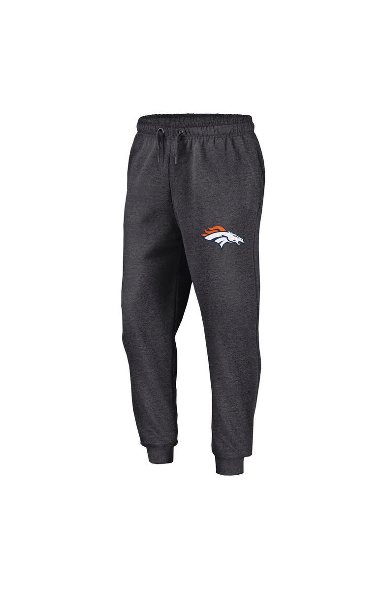 FANATICS Men's Fanatics  Heather Charcoal Denver Broncos Boost Fleece Joggers, Alternate, color, 
