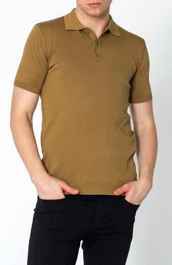 Lightweight Tonal Button Polo