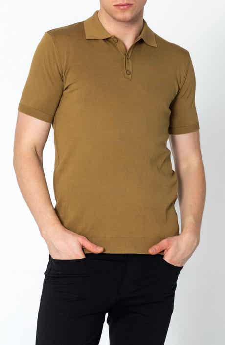 Lightweight Tonal Button Polo