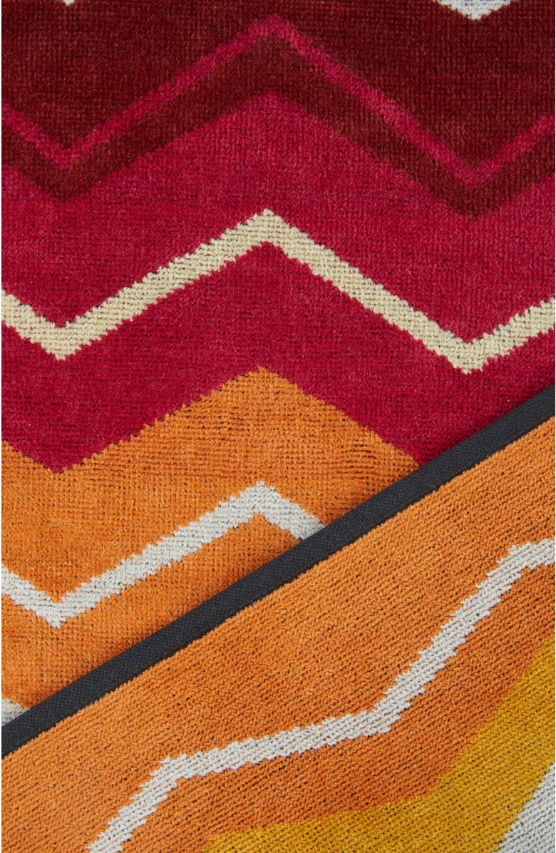 Missoni Home Hugo Beach Towel 100x180, Alternate, color, Orange