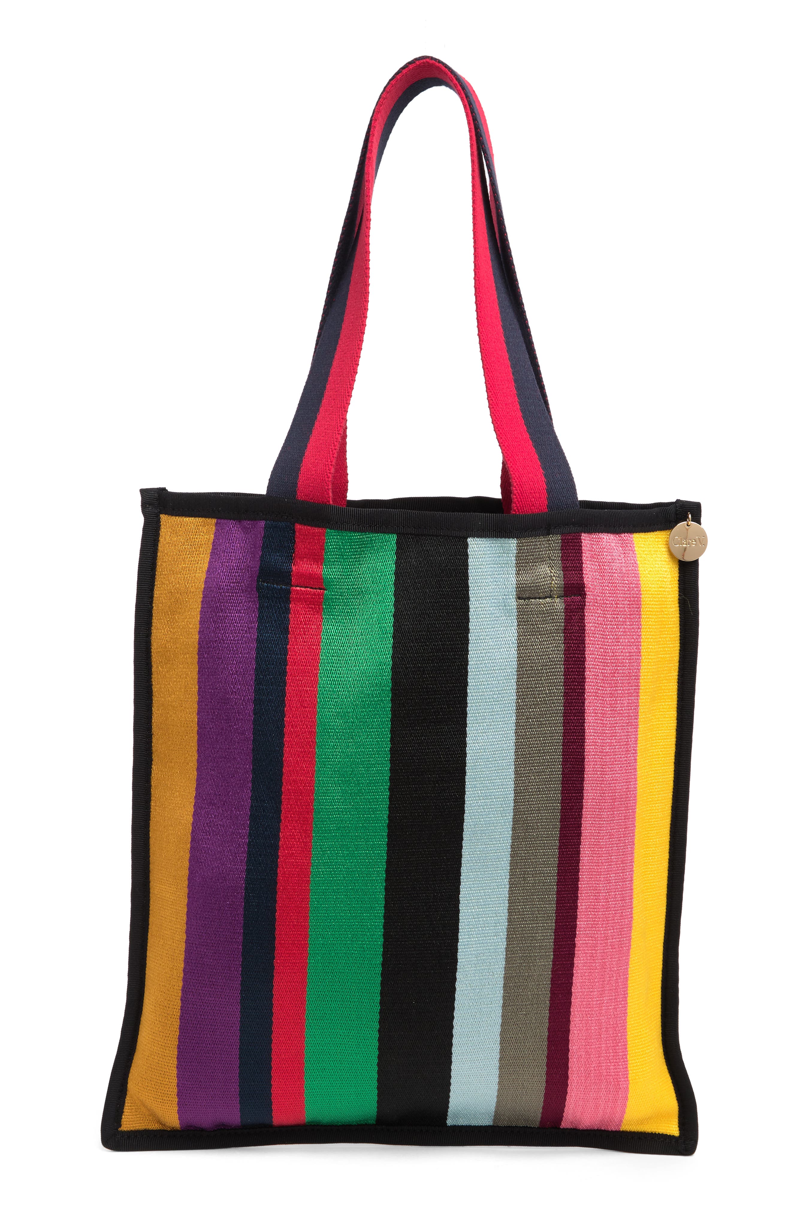 Clare V. Ribbon Tote Bag, Main, color, 