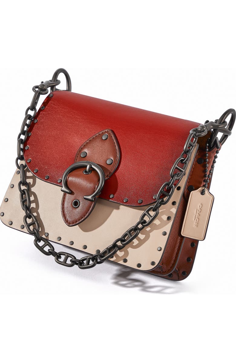 COACH Beat Colorblock Leather Crossbody Bag, Alternate, color,