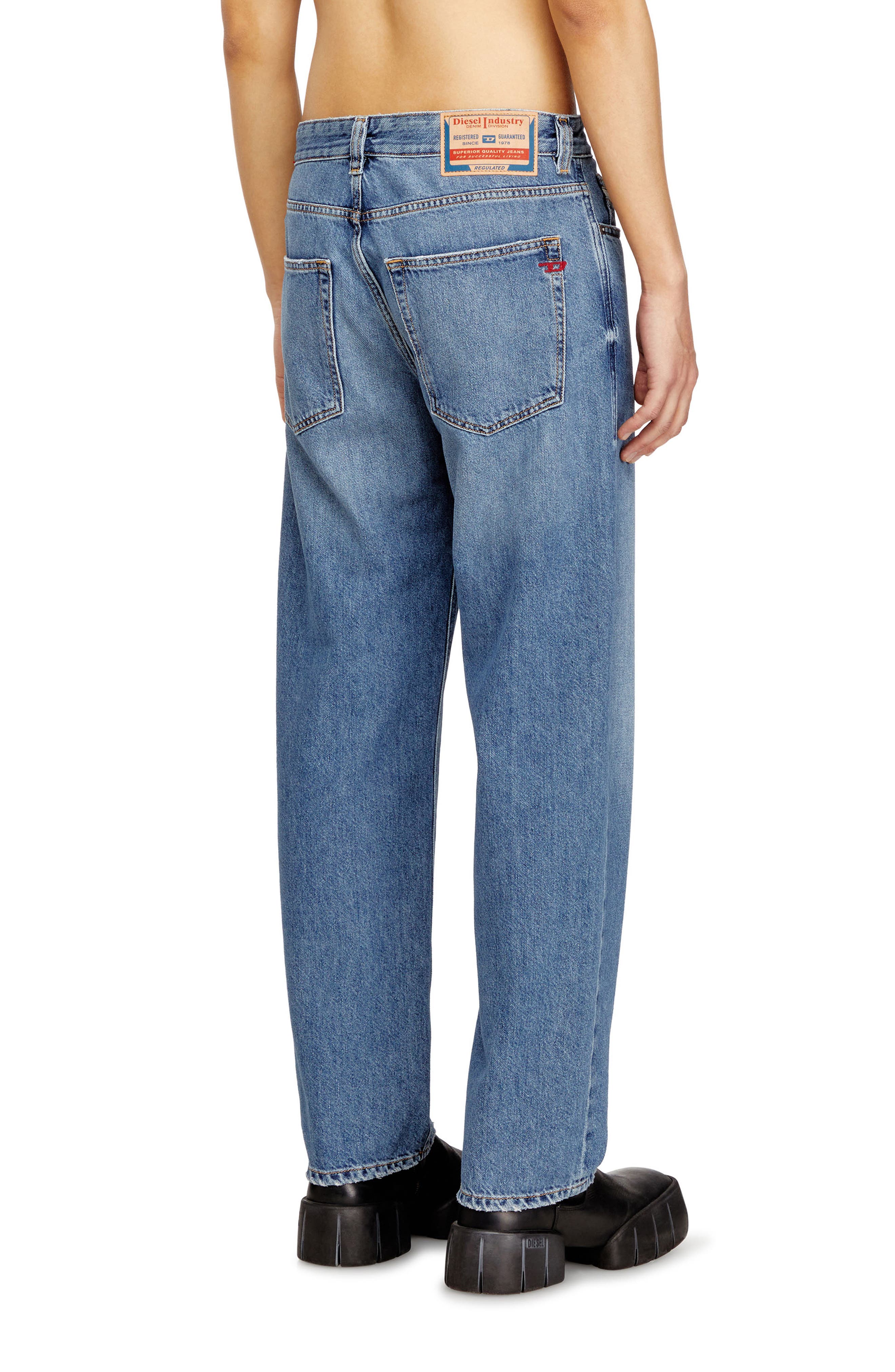 2024 D-Macs Distressed Relaxed Straight Leg Jeans - image 2