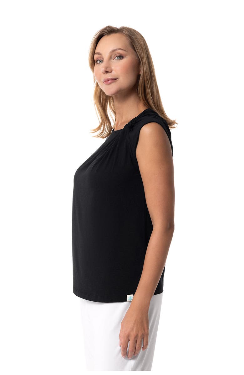 Coolibar Women's Twist Tank - UPF 50+ Sun Protection - Tampa, Alternate, color, Black