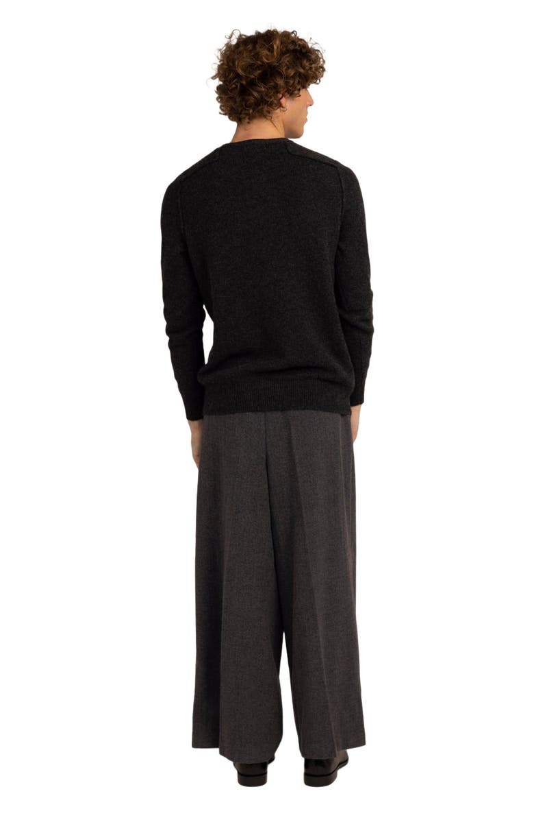 GOBI Mongolian Cashmere Cashmere Mouliné Crew-Neck, Alternate, color,