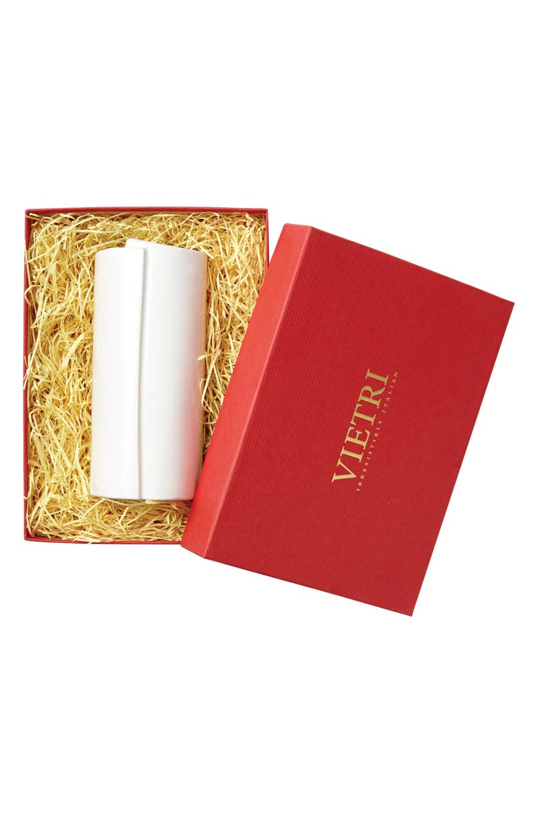 VIETRI Lastra Large Vase, Alternate, color, White