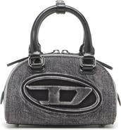 DIESEL® Mini 1DR Dome Denim Bowling Bag