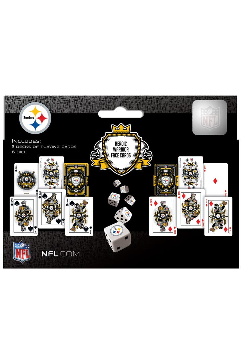 Pittsburgh Steelers Playing Cards & Dice, Alternate, color, Multicolor