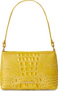 Brahmin Lorelei Croc Embossed Leather Shoulder Bag