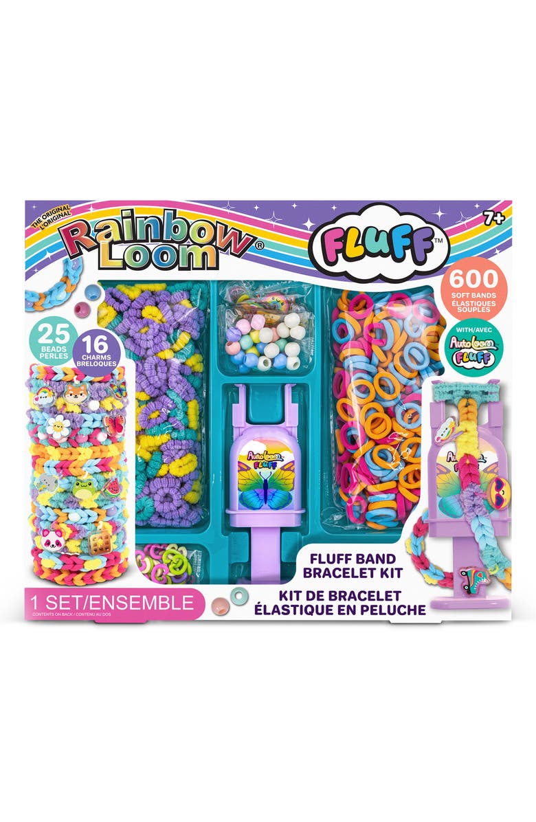 Rainbow Loom Fluff Bracelet Kit, Alternate, color, Rainbow Multi