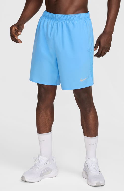 Nike Dri-fit Challenger Athletic Shorts In Blue