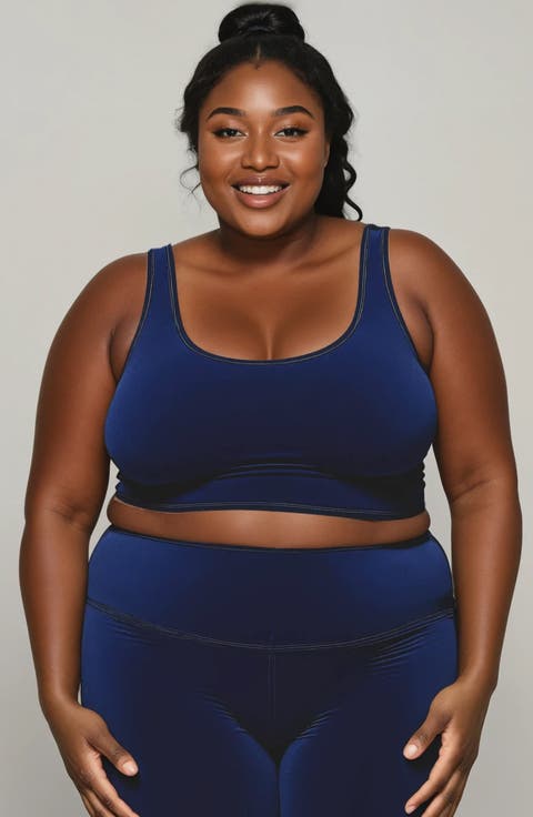 Plus Size Longline Swim Bra