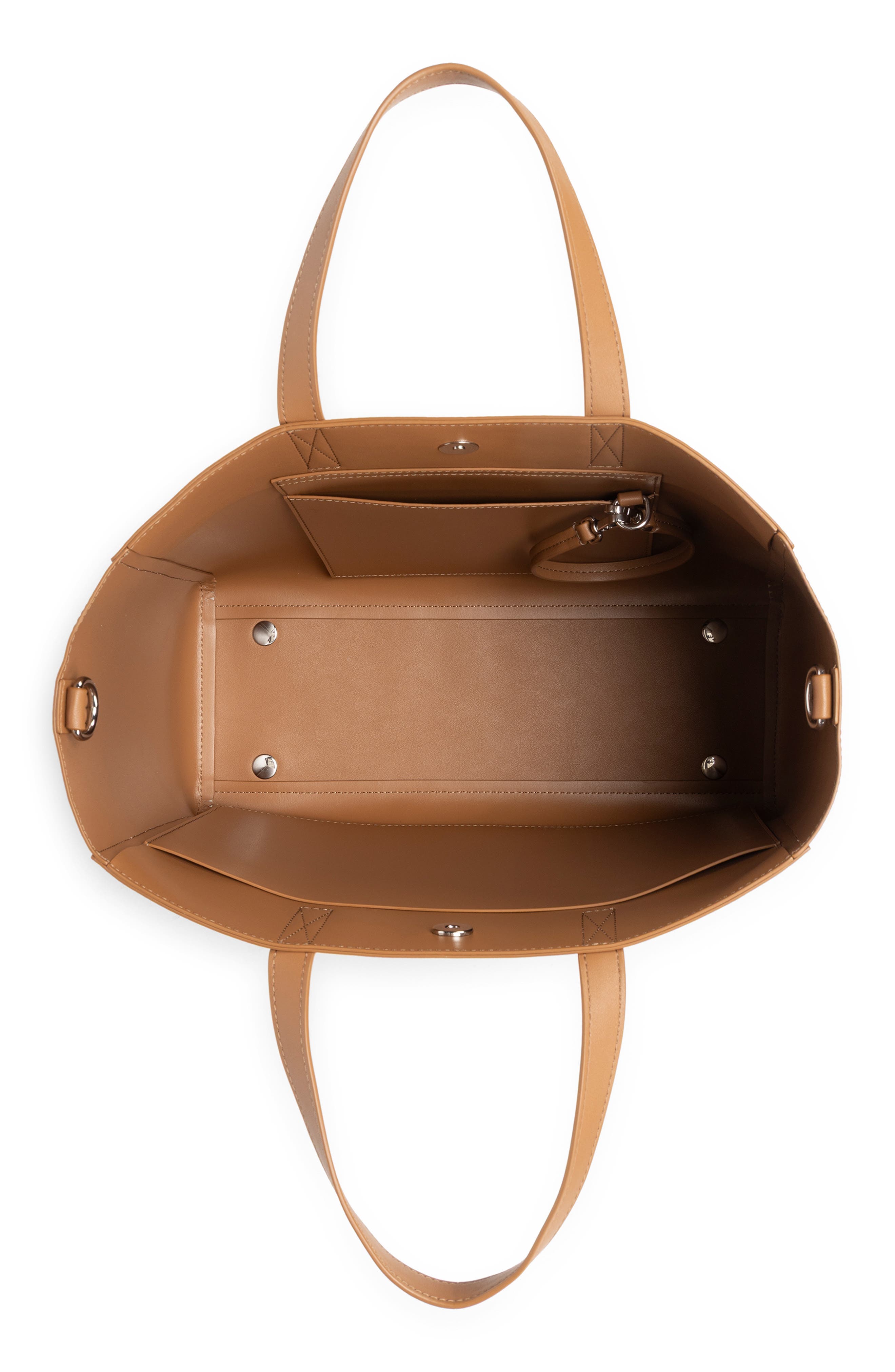 Haven Faux Leather 15-Inch Laptop Tote, Alternate, color, TOFFEE