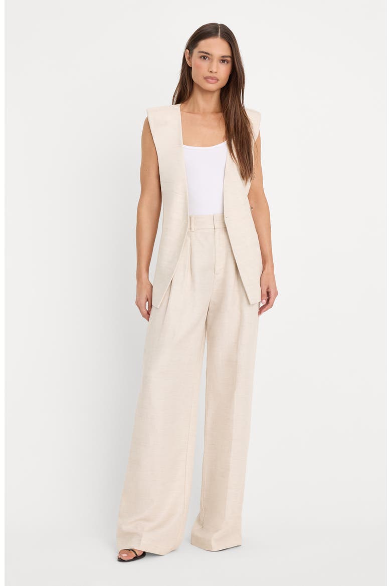Belted Vest, Alternate, color, OAT