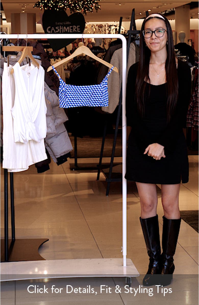 Solara Square Neck Bikini Top, sales video thumbnail