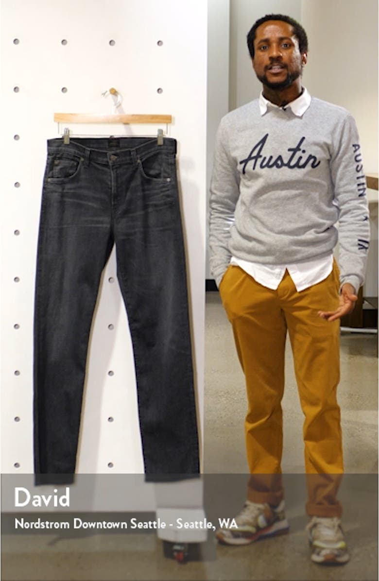 Gage Slim Straight Leg Jeans, sales video thumbnail