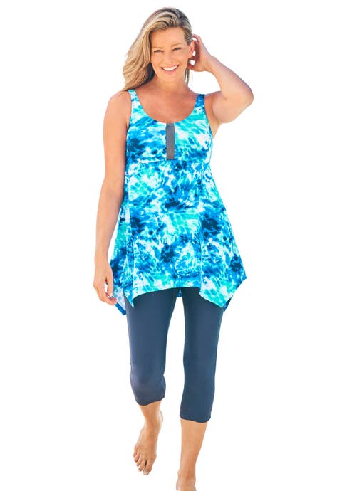 Longer-Length Tankini Top