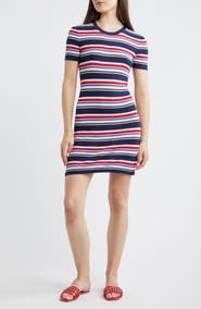 Bella Dahl Stripe Rib Minidress
