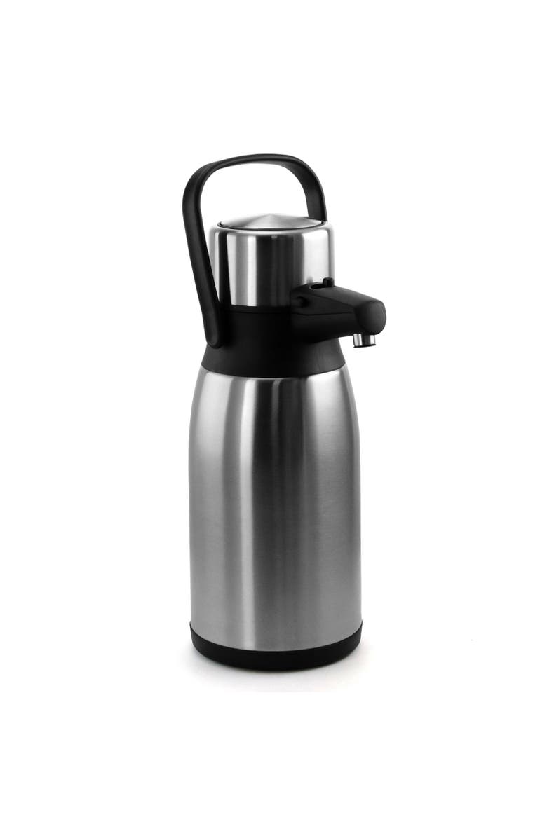 Megachef 3.17 Quart Stainless Steel Airpot Hot Water Dispenser for Coffee and Tea, Main, color, Silver