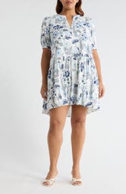 SUGARLIPS Wrenley Floral Print Minidress