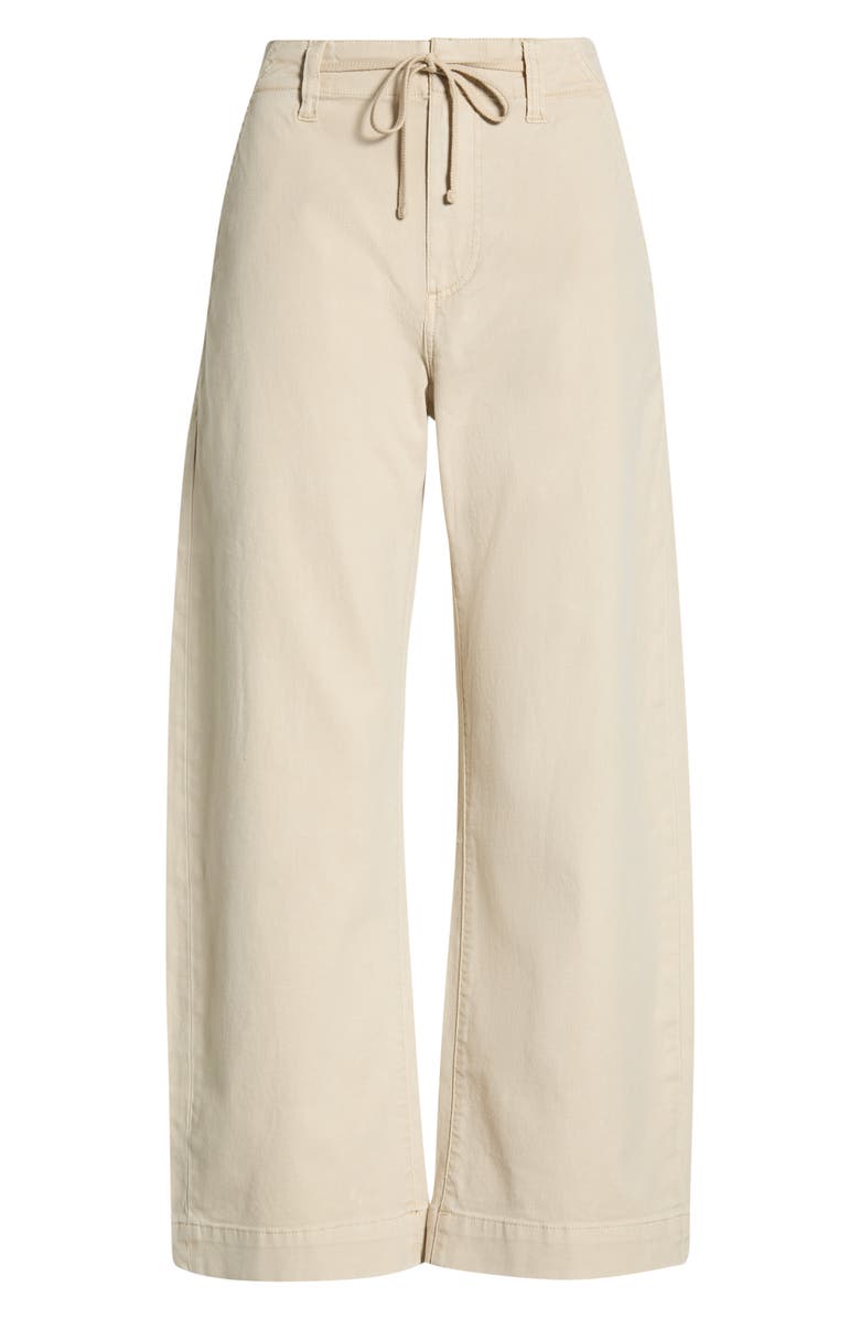 PAIGE Arellia Tie Waist Ankle Jeans, Main, color, Vintage Biscotti