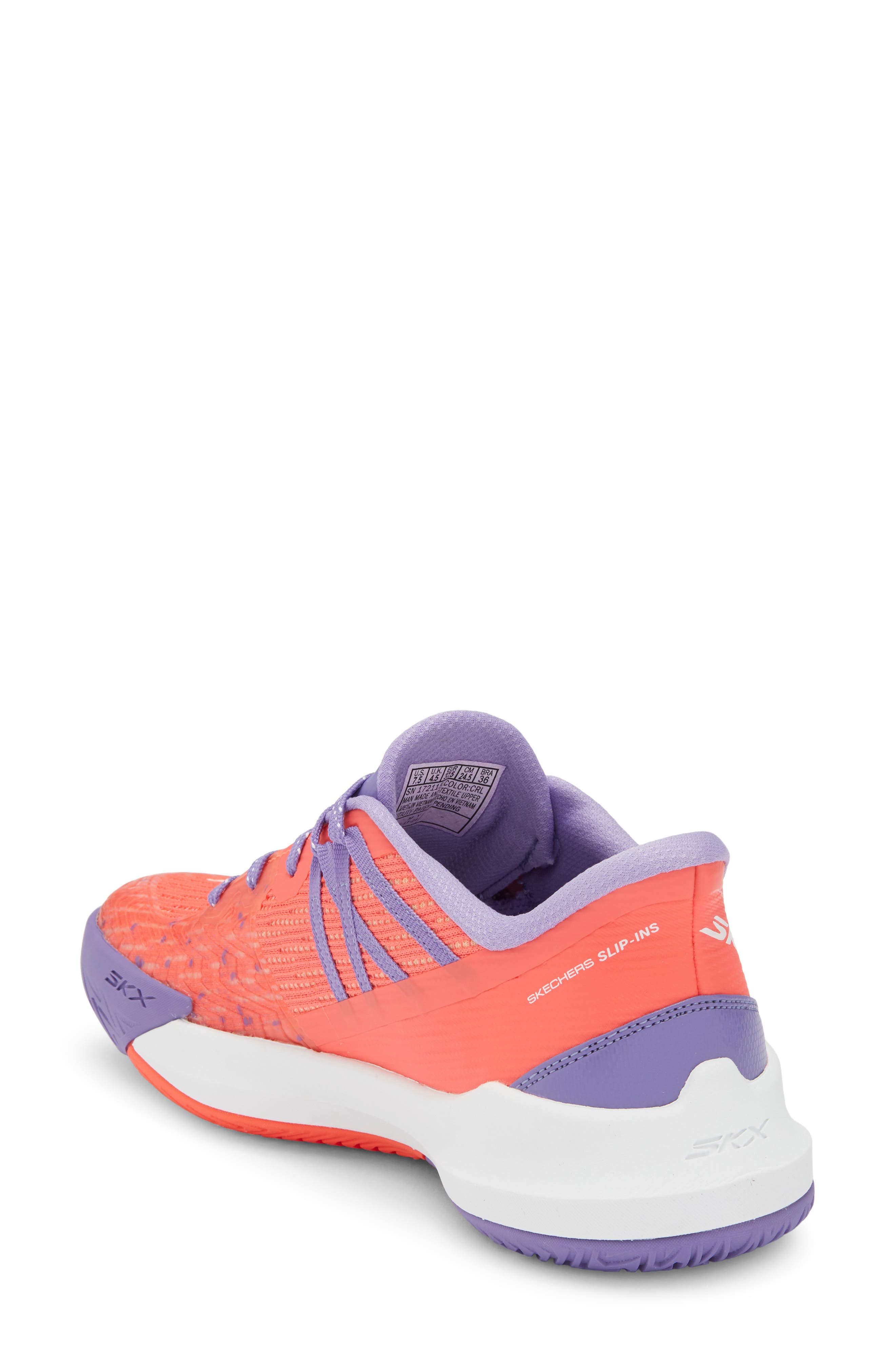 SKECHERS Slip-Ins<sup>®</sup> Tennis Shoe, Alternate, color, Coral