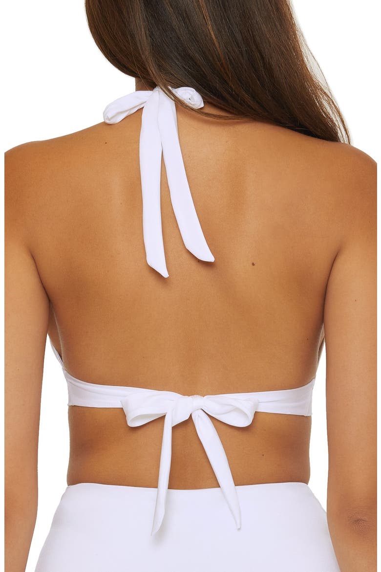 Monaco O-Ring Bikini Top, Alternate, color, WHITE