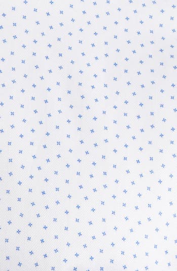 Trim Fit Neat Print Cotton Dress Shirt