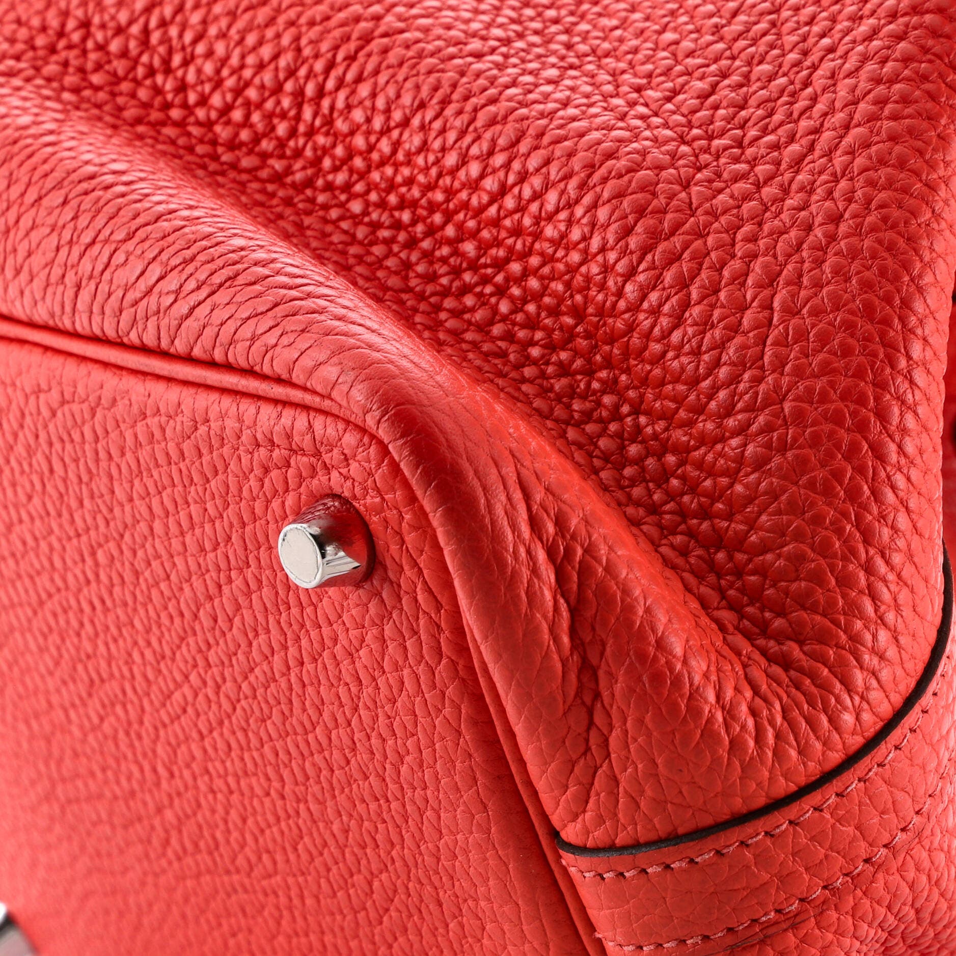 Pre-Owned Hermes Picotin Lock Bag Clemence PM, Alternate, color, Rouge Pivoine