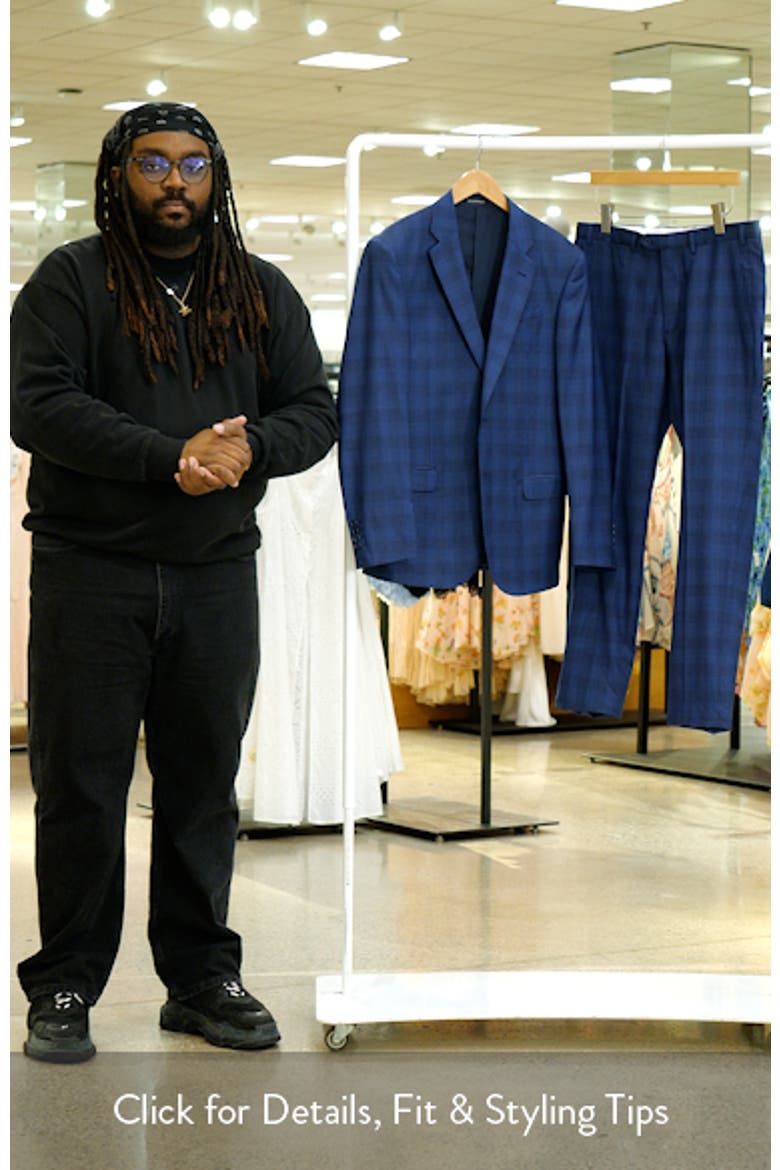 Navy Check Virgin Wool Suit video