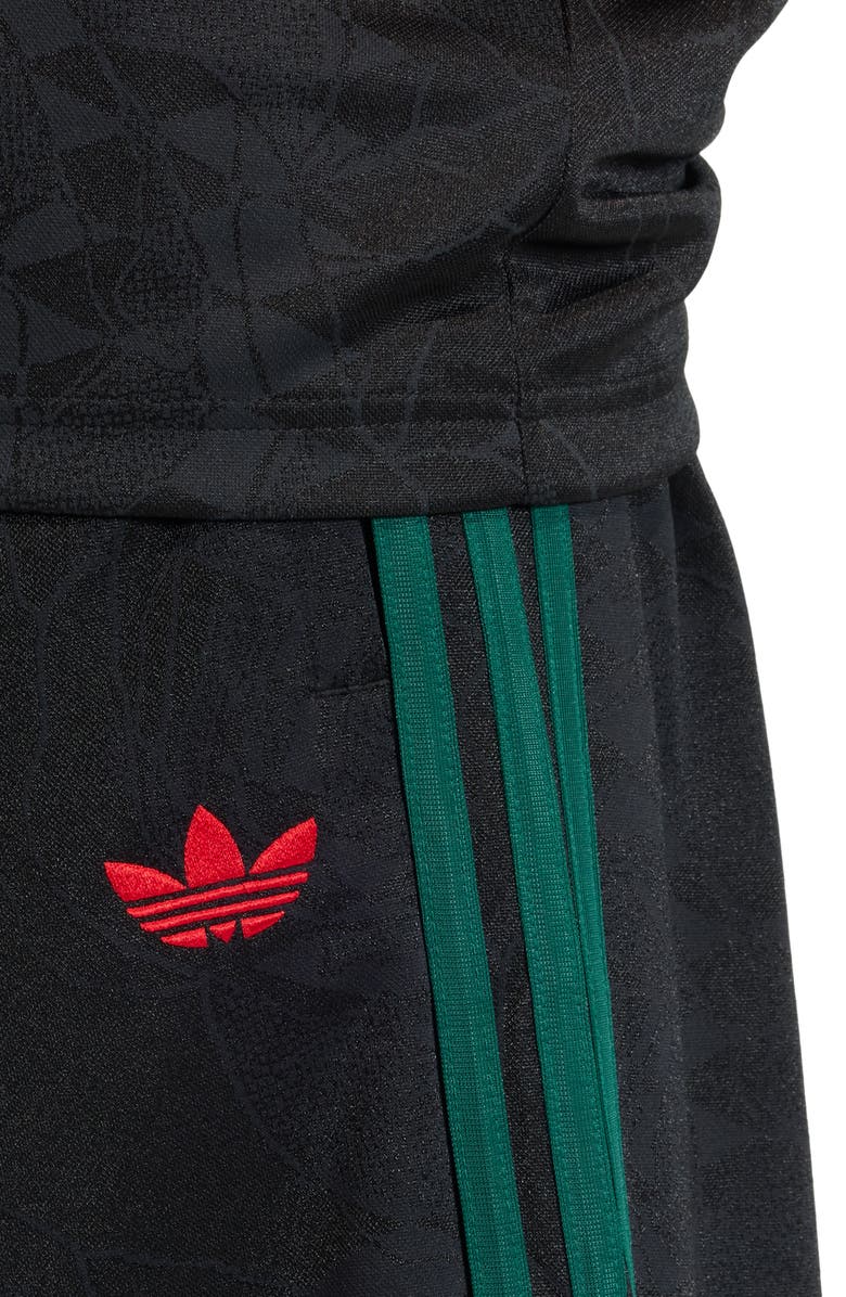 adidas The Shorts Roses Drawstring Soccer Shorts, Alternate, color, Black/ Collegiate Green/