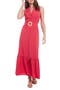 Sleeveless Belted Maxi Shirtdress