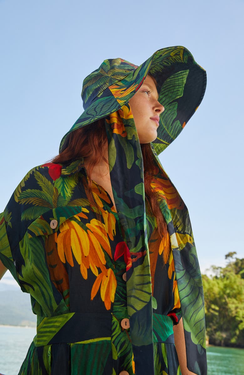 FARM Rio Cocoa Forest Sun Hat, Alternate, color, 