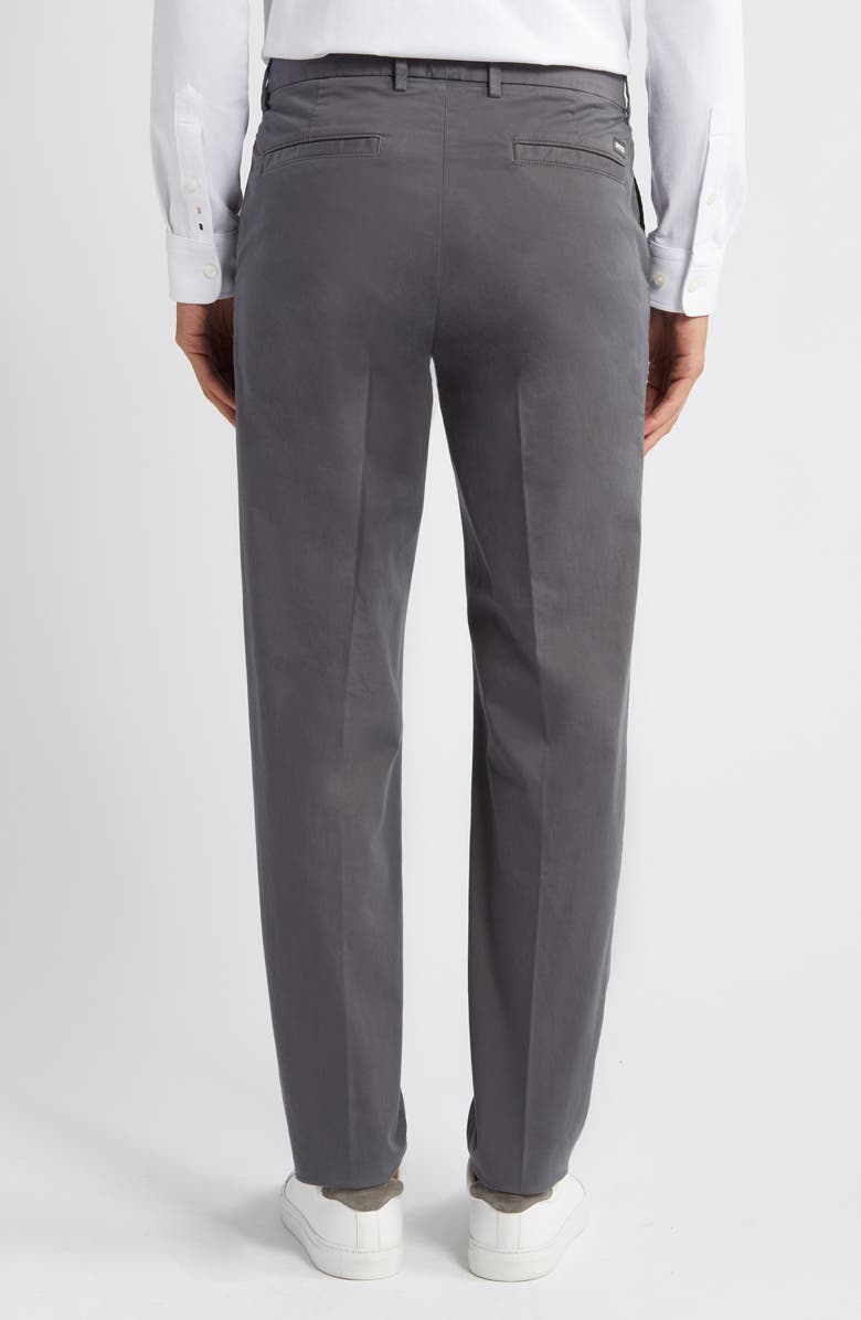 BOSS Kane Cotton Blend Chinos, Alternate, color, Medium Grey