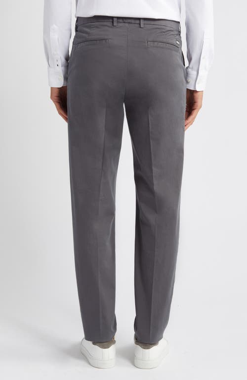 Hugo Boss Kane Cotton Blend Pants In Gray