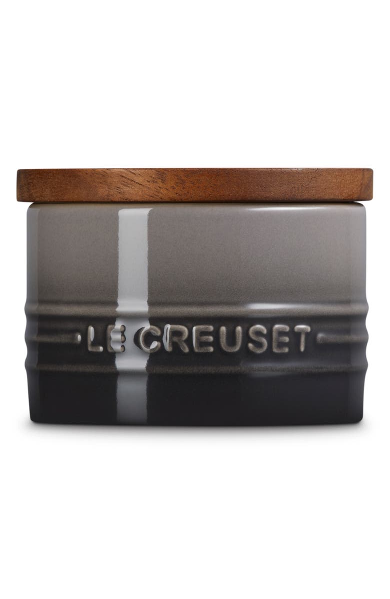 Le Creuset Signature Stoneware 7-Ounce Storage Canister, Alternate, color, Oyster