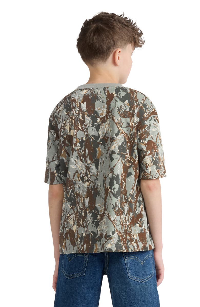 Levi's Kids' Tree Camo T-Shirt, Alternate, color, Sea Spray