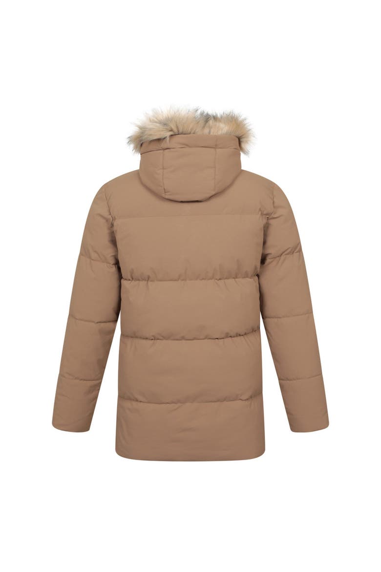 Fern Water Resistant Padded Parka, Alternate, color, Tan