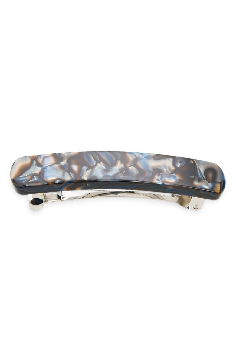 MACHETE No. 3 Heirloom Barrette, Main, color, Blue Horn